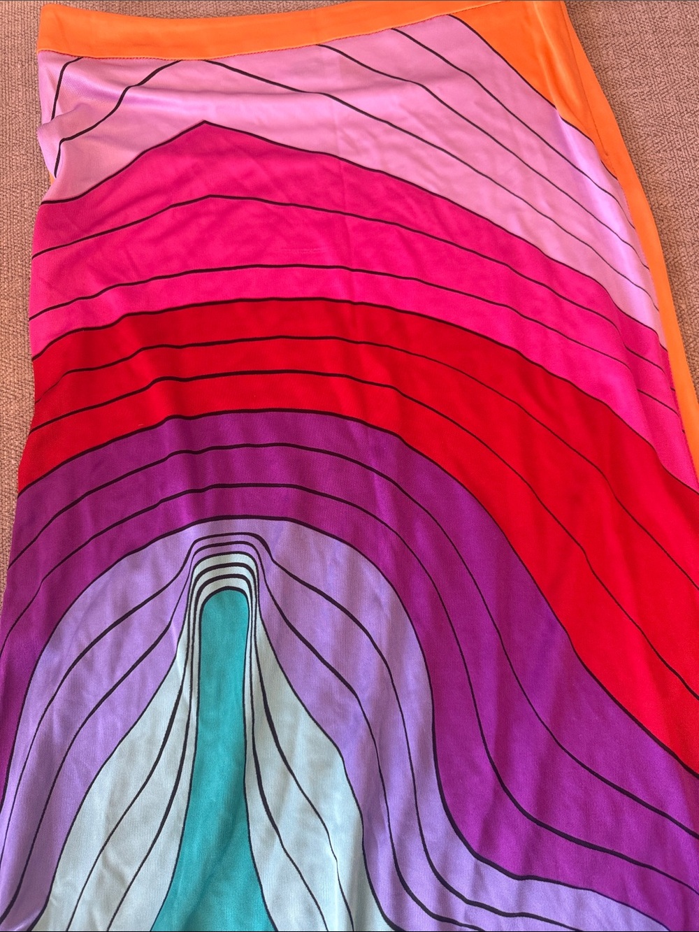Vintage Versace Versus Y2K rainbow skirt - Picture 8 of 8